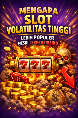 Mengapa Slot Volatilitas Tinggi Lebih Populer