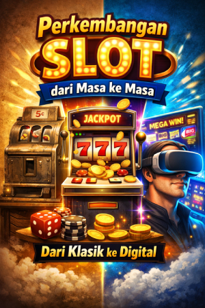 Perkembangan Slot dari Masa ke Masa: Dari Tuas Besi hingga Dunia Digital